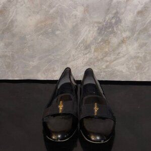 Tory Burch- Black Patent Leather Loafers